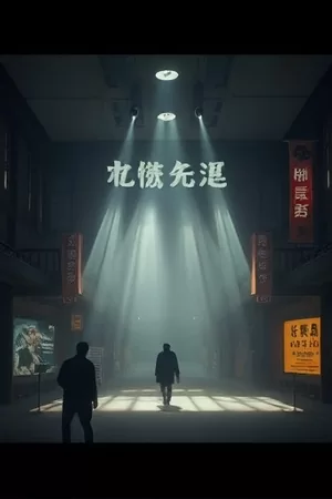 奇幻悬疑剧琉璃时钟海报，齿轮与沙漏组成的表盘