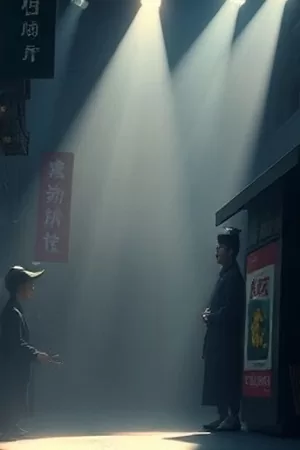 生活流剧胡同里的风海报，晾衣绳与老槐树