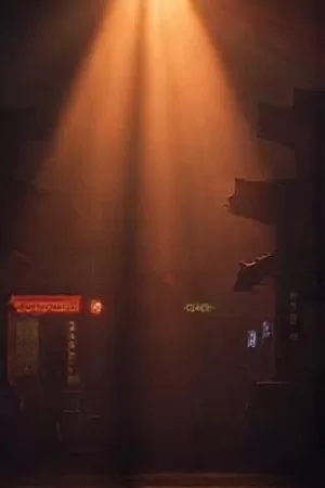 科幻剧深蓝回声海报，深海潜艇舱内的仪表灯